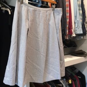 Brooks brothers seersucker A-Line skirt